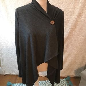 Bobeau small gray wrap